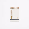Scribble Notebook First Class B7 with Brass Mini Ballpoint Pen / ANTERIQUE - bungu