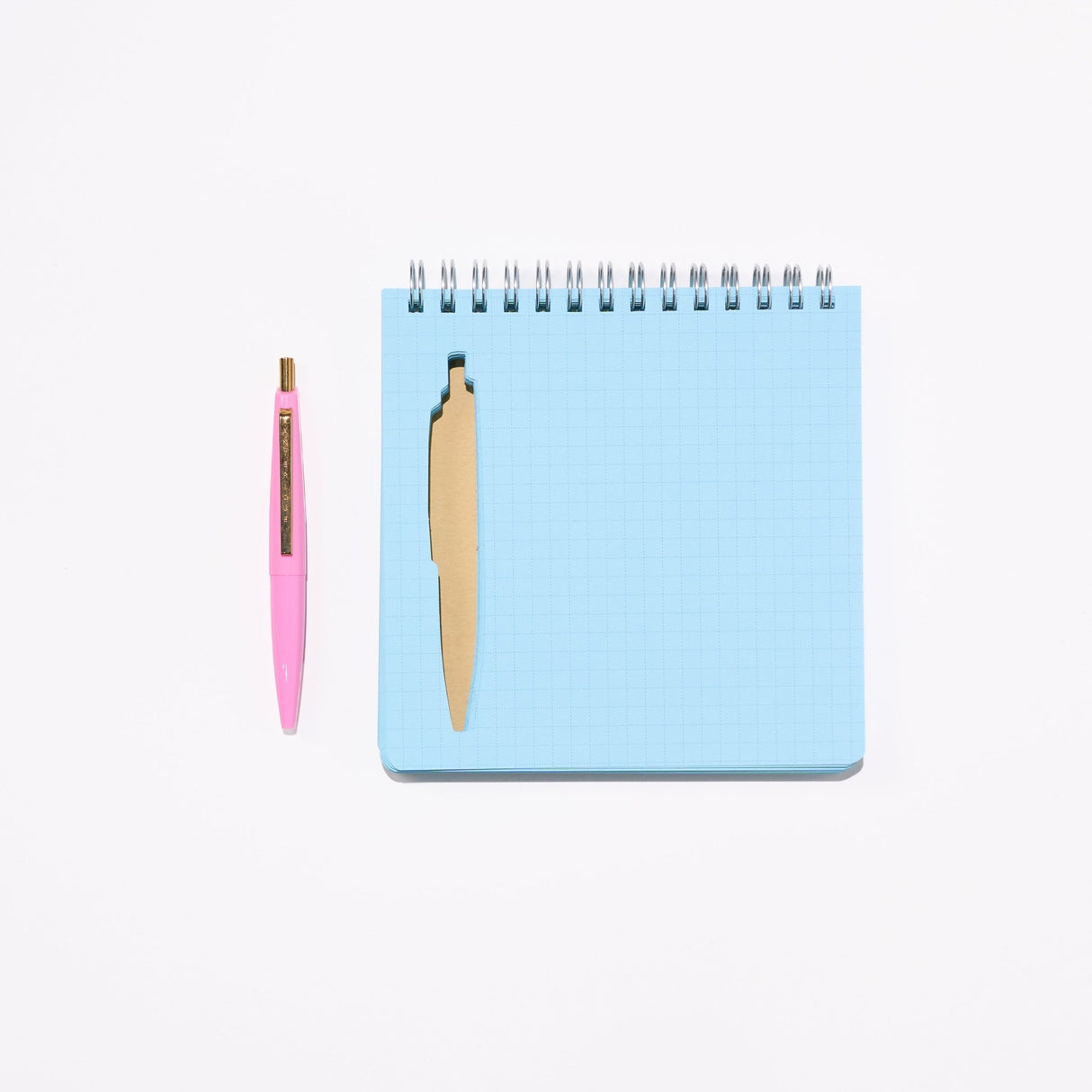 Scribble Notebook Square Colored Paper with Mini Pen / ANTERIQUE - bungu