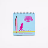 Scribble Notebook Square Colored Paper with Mini Pen / ANTERIQUE - bungu
