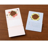 Seasonal Flowers Peek - a - Boo Calendar 2026 / MIDORI DESIGNPHIL - bungu