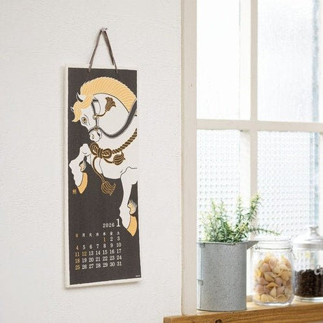 Seasonal Scenery Echizen Washi Paper Calendar 2026 / Midori DESIGNPHIL - bungu