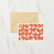 Season's Greetings Christmas Card / Letterpress Letters - bungu