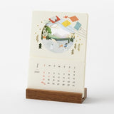 Seasons Peeping Desk Calendar 2027 / MIDORI - bungu