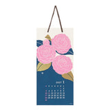 Floral Echizen Washi Paper Wall Calendar 2027 / MIDORI