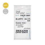 Sheet Sticker Foil Stamped Collage Series / BGM - bungu
