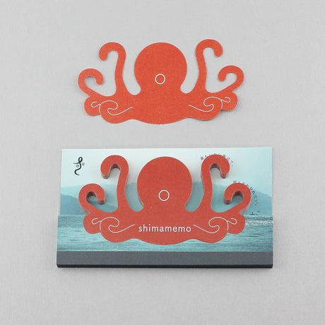 shimamemo Die - Cut Memo / Marumo Printing Stationery - bungu