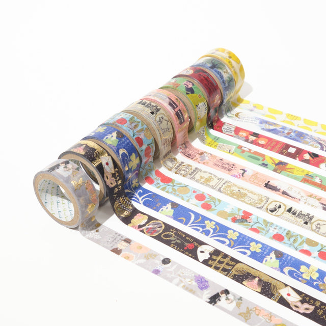Shinzi Katoh Kirapika Flake Stickers - Walking Through Literature 4 / Seal Do - bungu
