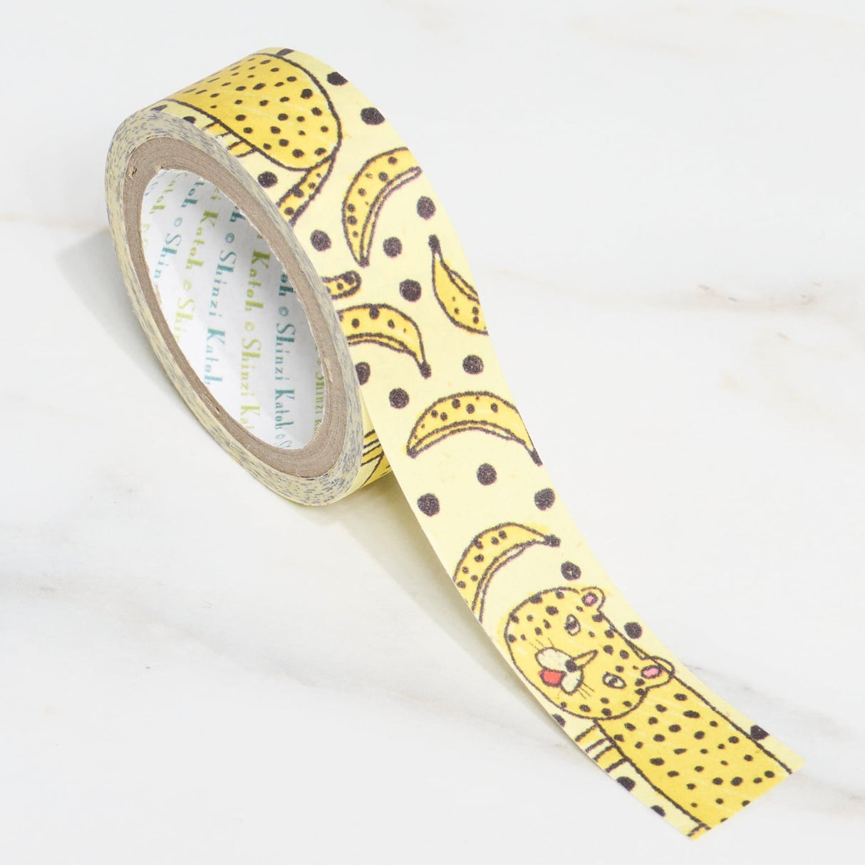 Shinzi Katoh Kirapika Masking Tape - Banana Paper Tape / Seal Do - bungu