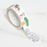 Shinzi Katoh Kirapika Masking Tape - Banana Paper Tape / Seal Do - bungu