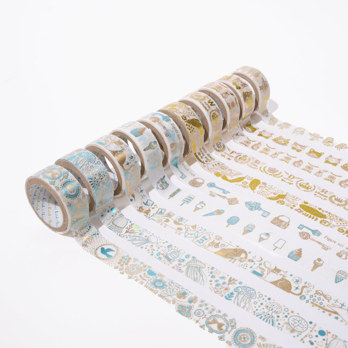 Shinzi Katoh Kirapika Masking Tape - Hoshi Akari 2 / Seal Do - bungu
