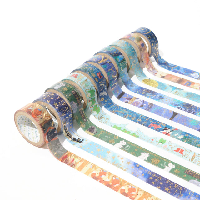 Shinzi Katoh Kirapika Masking Tape - Miyazawa Kenji Gentokan / Seal Do - bungu