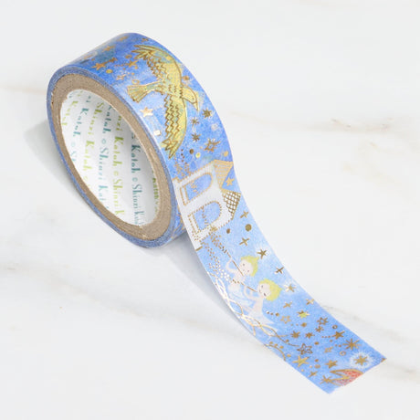 Shinzi Katoh Kirapika Masking Tape - Miyazawa Kenji Series #1 / Seal Do - bungu