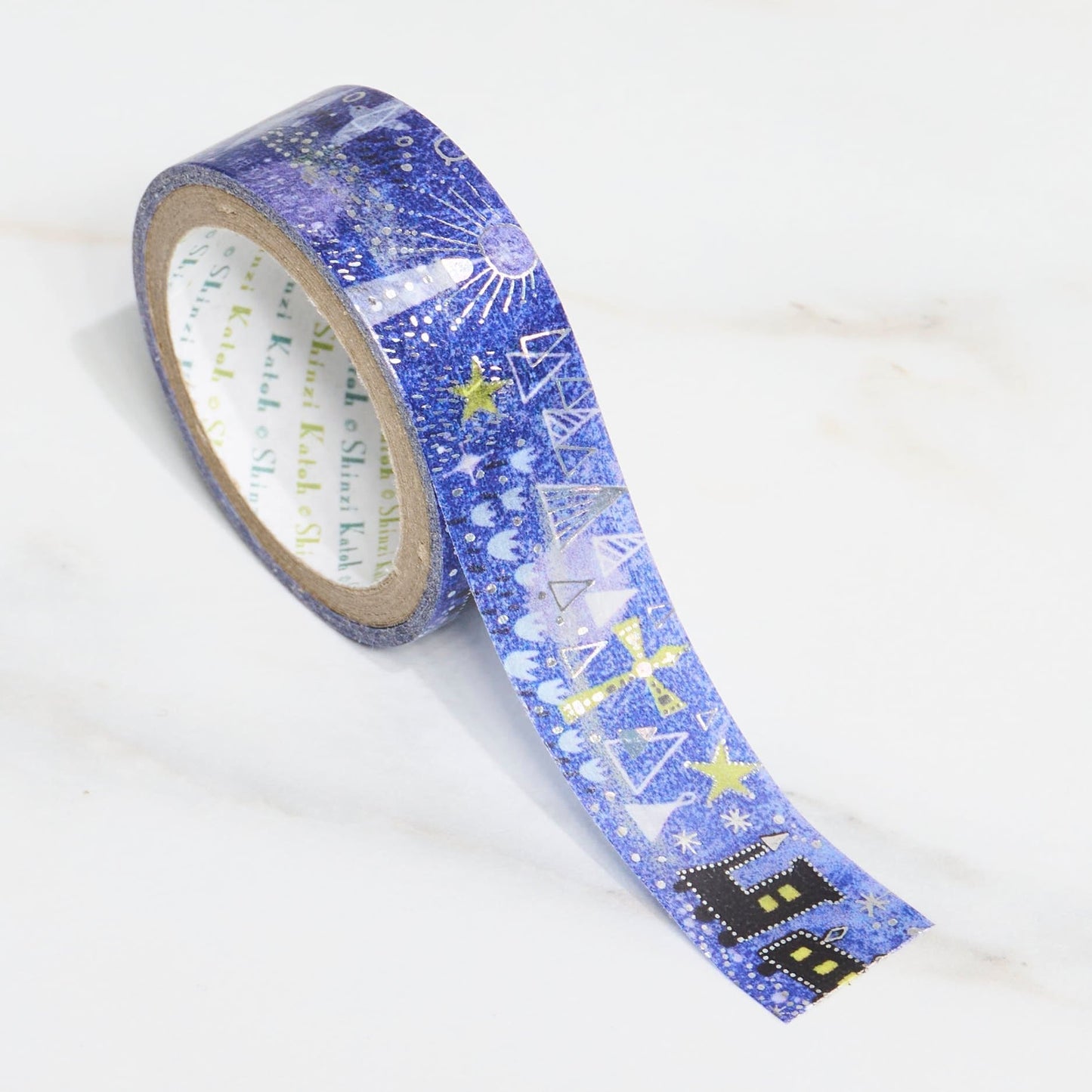 Shinzi Katoh Kirapika Masking Tape - Miyazawa Kenji Series #2 / Seal Do - bungu