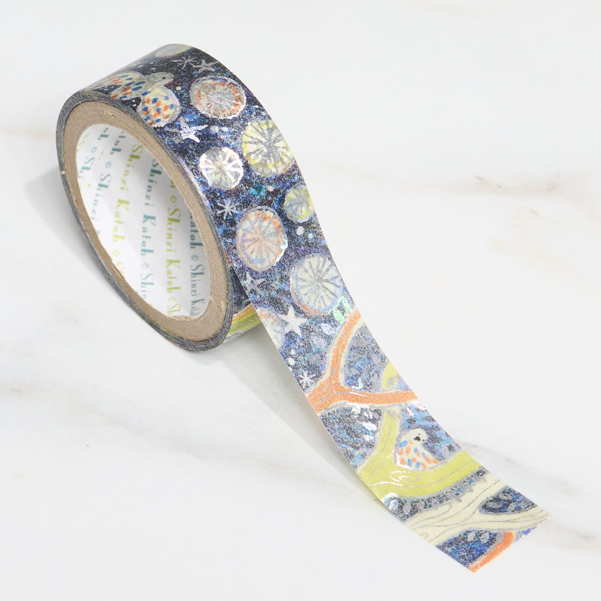 Shinzi Katoh Kirapika Masking Tape - Miyazawa Kenji Series #2 / Seal Do - bungu