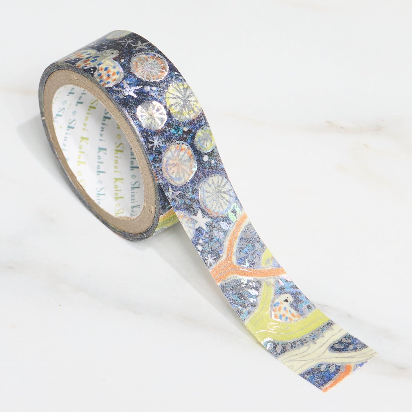 Shinzi Katoh Kirapika Masking Tape - Miyazawa Kenji Series #2 / Seal Do - bungu