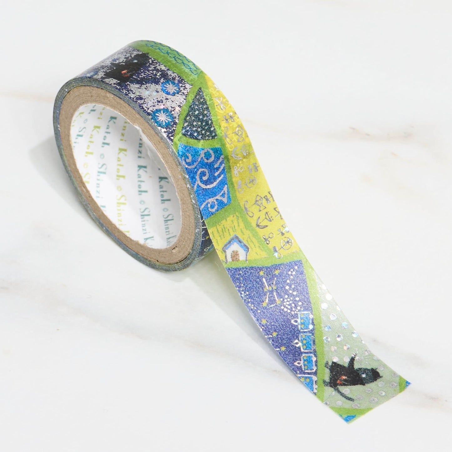 Shinzi Katoh Kirapika Masking Tape - Miyazawa Kenji Series #3 / Seal Do - bungu