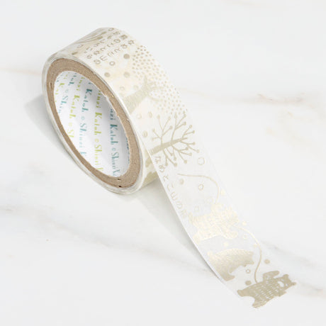 Shinzi Katoh Masking Tape - Miyazawa Kenji Series Silhouette / Seal Do - bungu