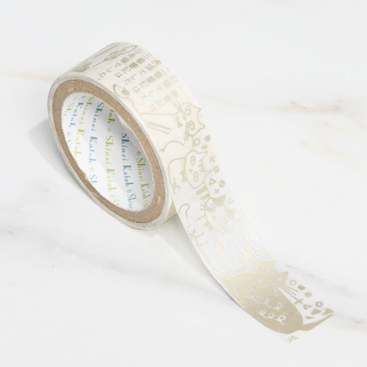 Shinzi Katoh Masking Tape - Miyazawa Kenji Series Silhouette / Seal Do - bungu