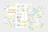 Art Touch Shoko Sakuma Postcards / TOUCH & FLOW