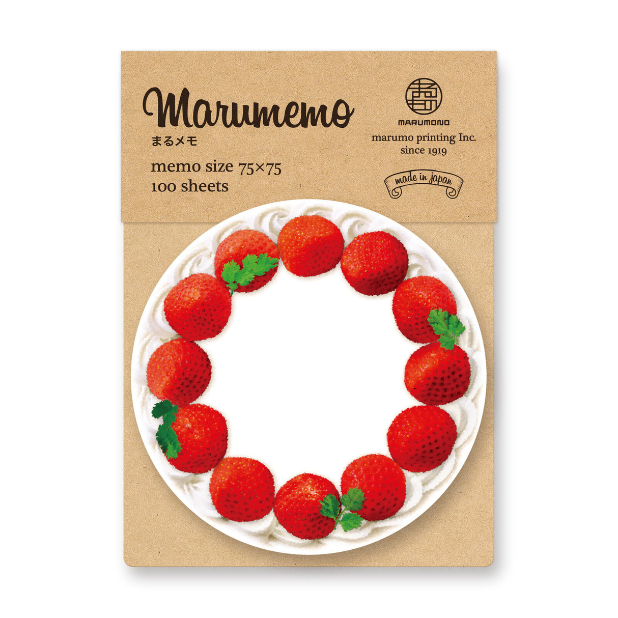 Marumemo Sweets Round Memo Pad / Marumo Printing