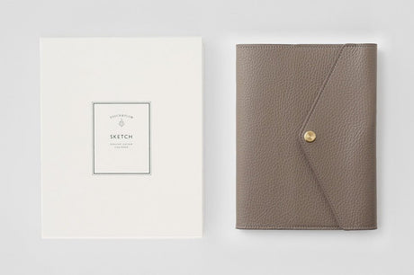 Sketch B6 Notebook & Planner Leather Cover / TOUCH & FLOW - bungu