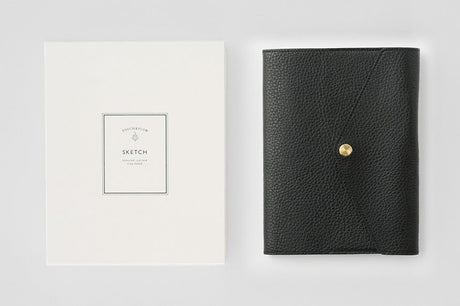 Sketch B6 Notebook & Planner Leather Cover / TOUCH & FLOW - bungu