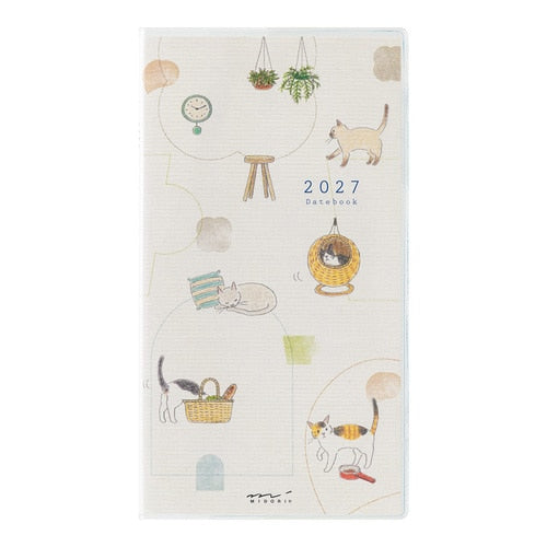 Cat Pocket Diary 2027 / MIDORI