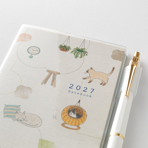 Cat Pocket Diary 2027 / MIDORI