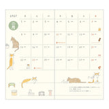 Cat Pocket Diary 2027 / MIDORI