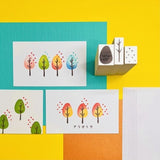Small Forest Wood Stamp Set / Morita Inbou - bungu
