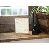 Small Ring Desk Calendar 2026 / MIDORI - bungu