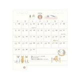 Small Ring Desk Calendar 2026 / MIDORI - bungu