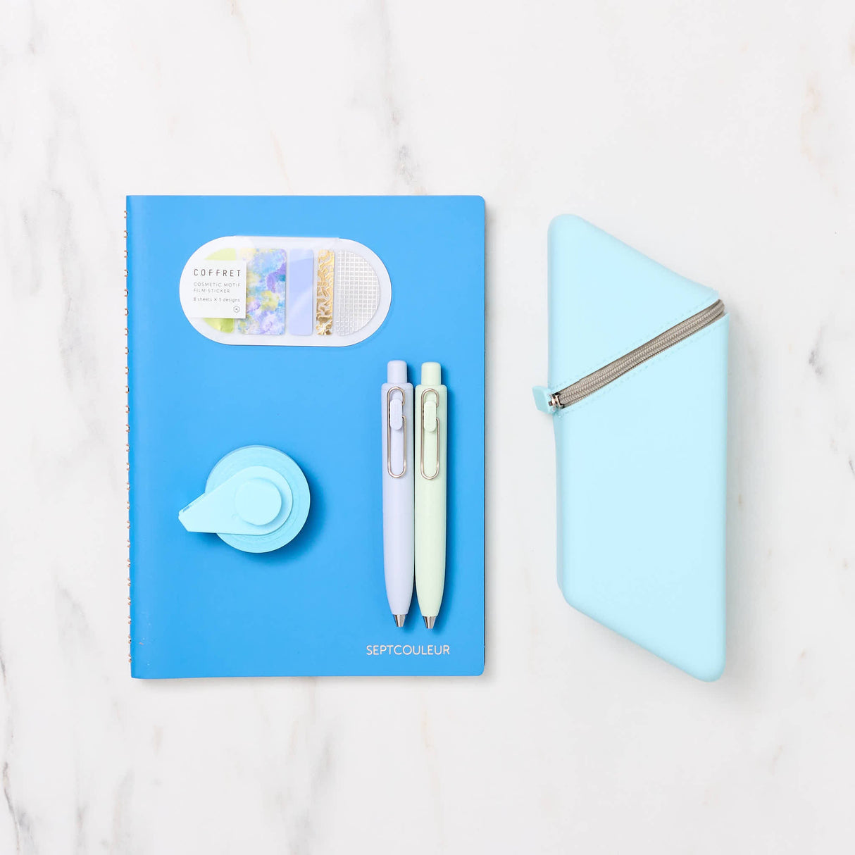 Soda Blue Stationery Set - bungu