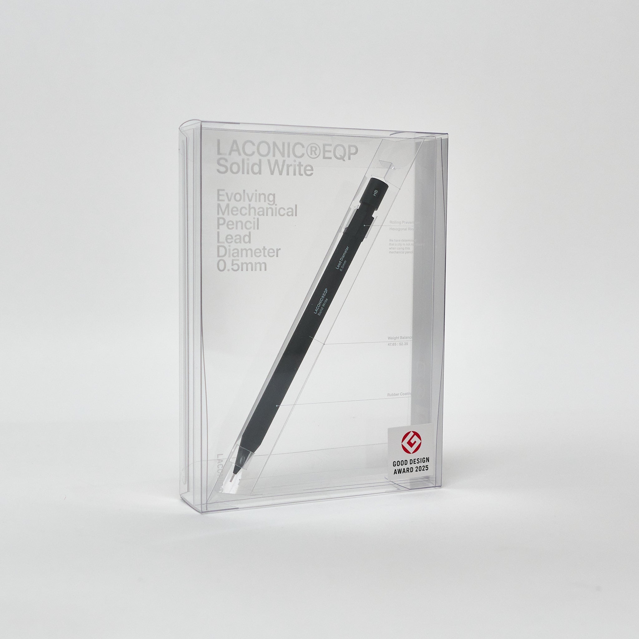 Solid Write Sharp Pencil 0.5mm Black Metal Mechanical | LACONIC