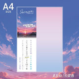 Sorairo Sky Color Dual - Sided Desk Pad / KYOEI PLASTIC - bungu