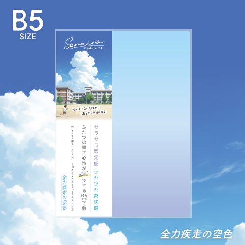Sorairo Sky Color Dual - Sided Desk Pad / KYOEI PLASTIC - bungu