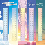 Sorairo Sky Color Ruler 17cm / KYOEI PLASTIC - bungu