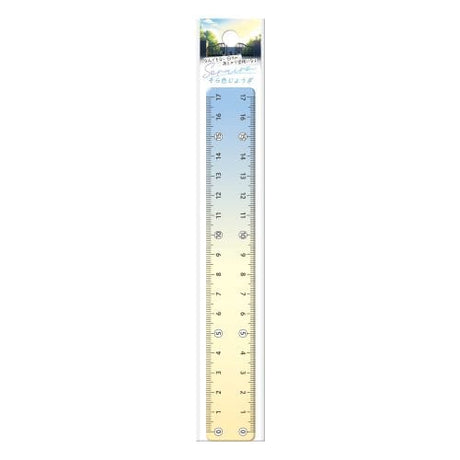 Sorairo Sky Color Ruler 17cm / KYOEI PLASTIC - bungu