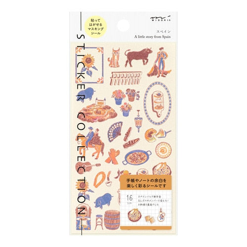 Country Pattern Stickers / MIDORI