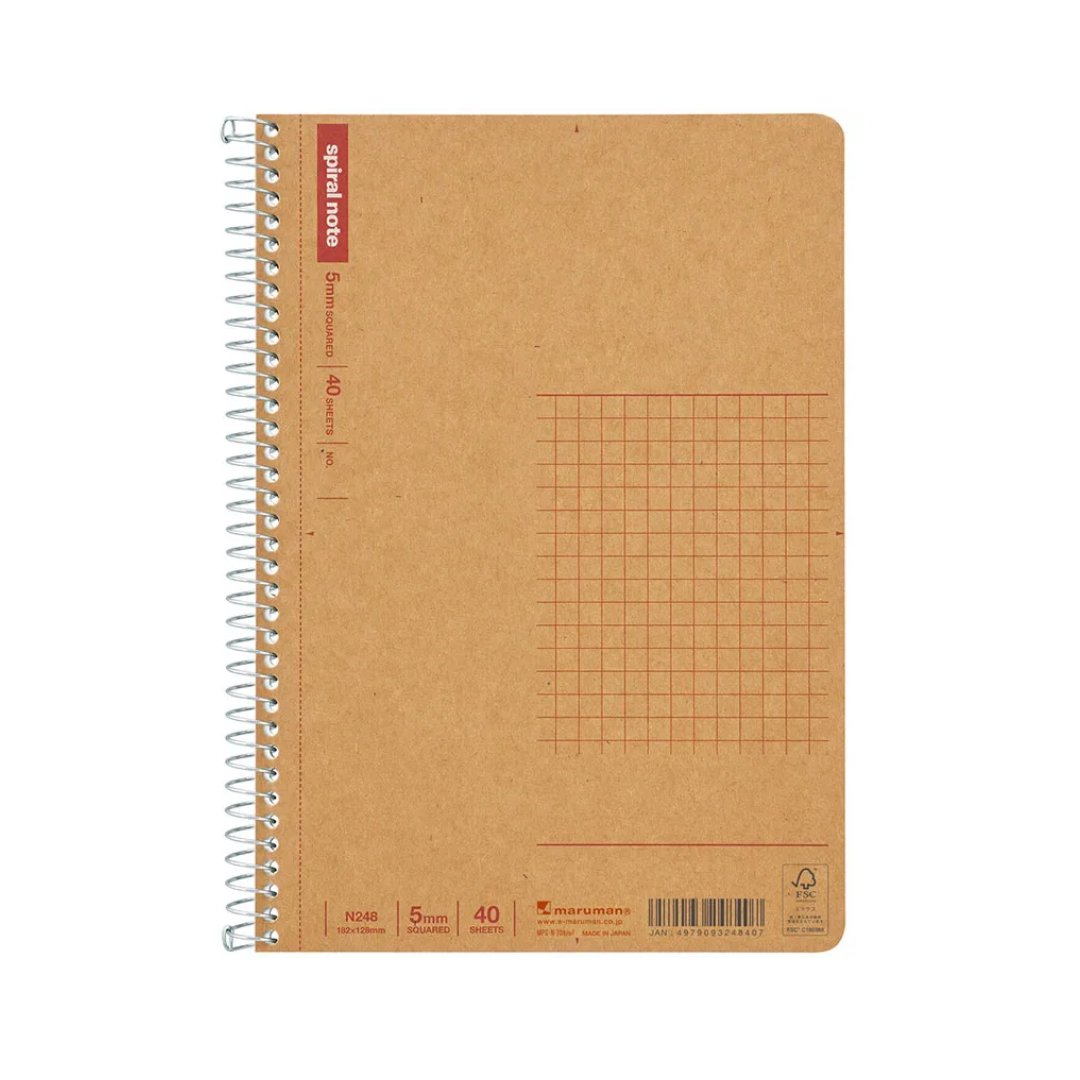 Spiral Note BASIC Notebook / maruman - bungu