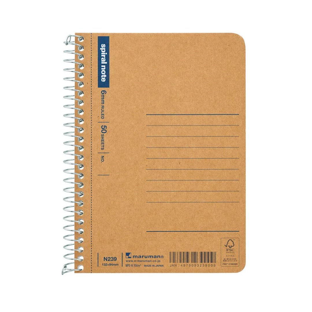 Spiral Note BASIC Notebook / maruman - bungu