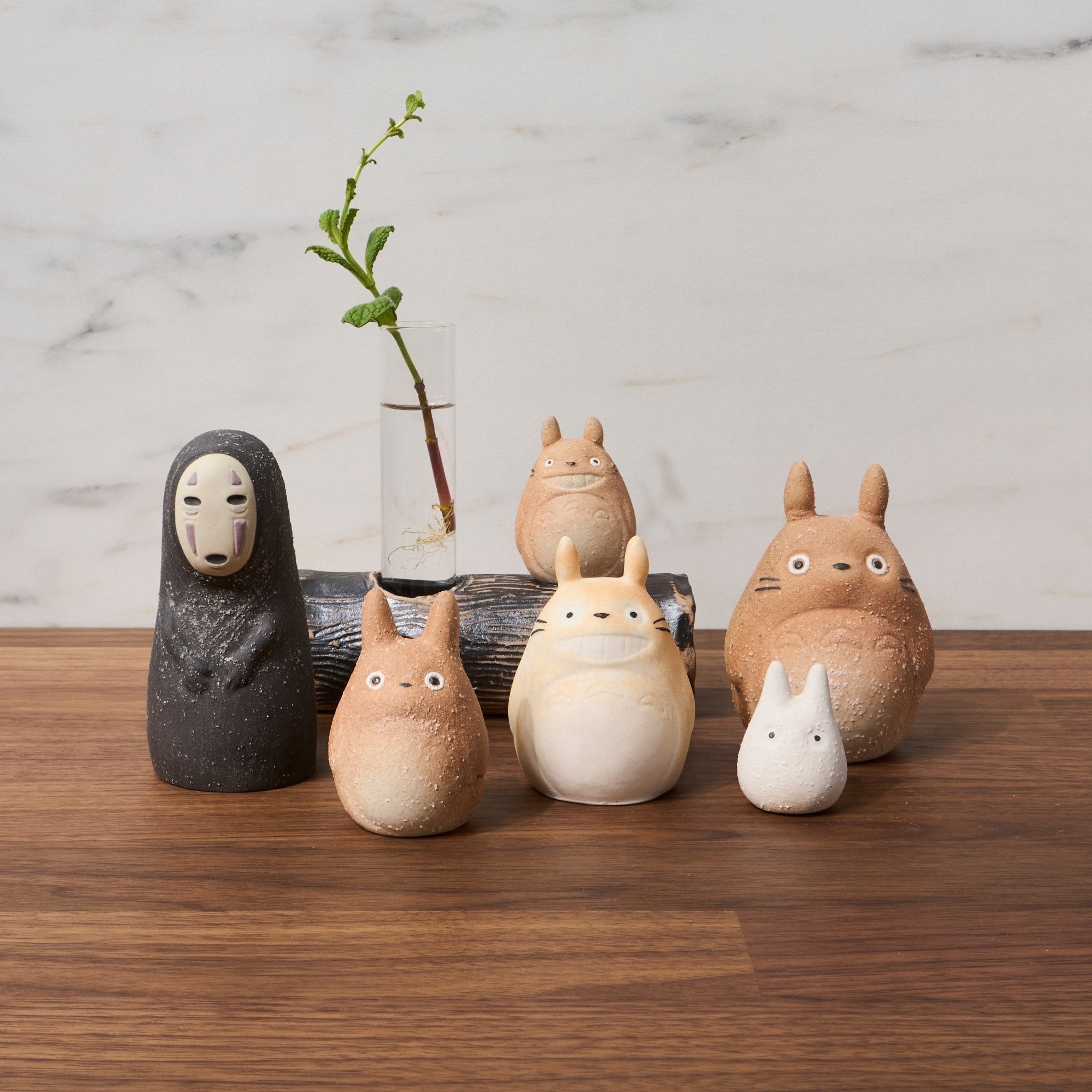 Spirited Away Shigarakiyaki Ceramic No Face Figurine / Meizan Kiln