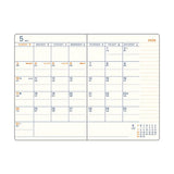 Spring A6 Schedule Book Monthly Sunday Start mula / RYU - RYU - bungu