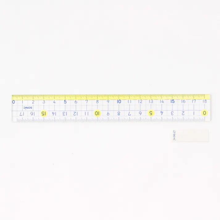 Fun Learning Straight Ruler 18cm / Sonic