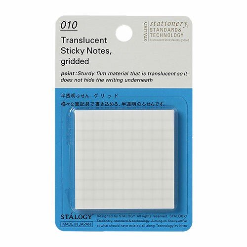 STALOGY Translucent Sticky Notes / Nitto - bungu