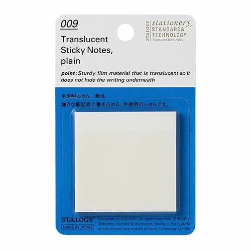 STALOGY Translucent Sticky Notes / Nitto - bungu