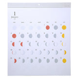 Michiru Moon Phase Wall Calendar 2027 / Replug