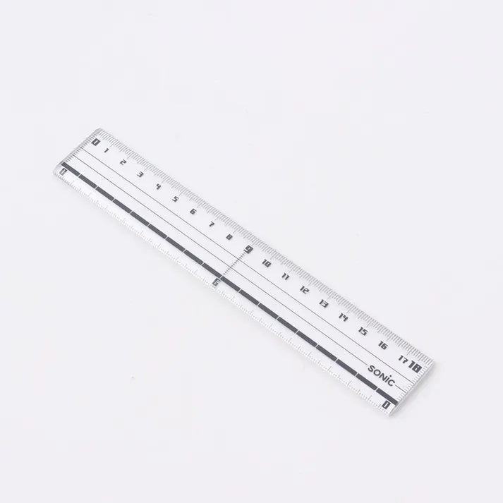 Nano Pita Straight Ruler 18cm / Sonic