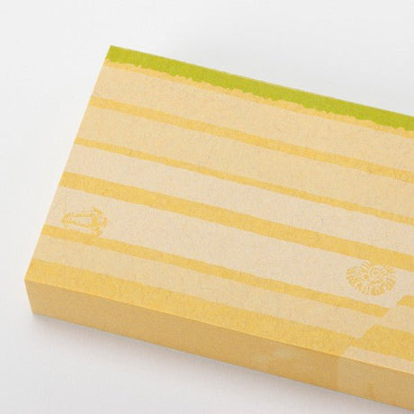 Strata Lines Memo Block / Marumo Printing Stationery - bungu