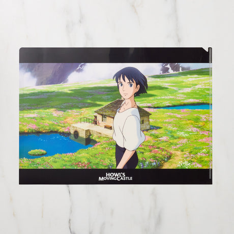 Studio Ghibli "Howl's Moving Castle" Scenes A4 Clear File Folder / Movic - bungu